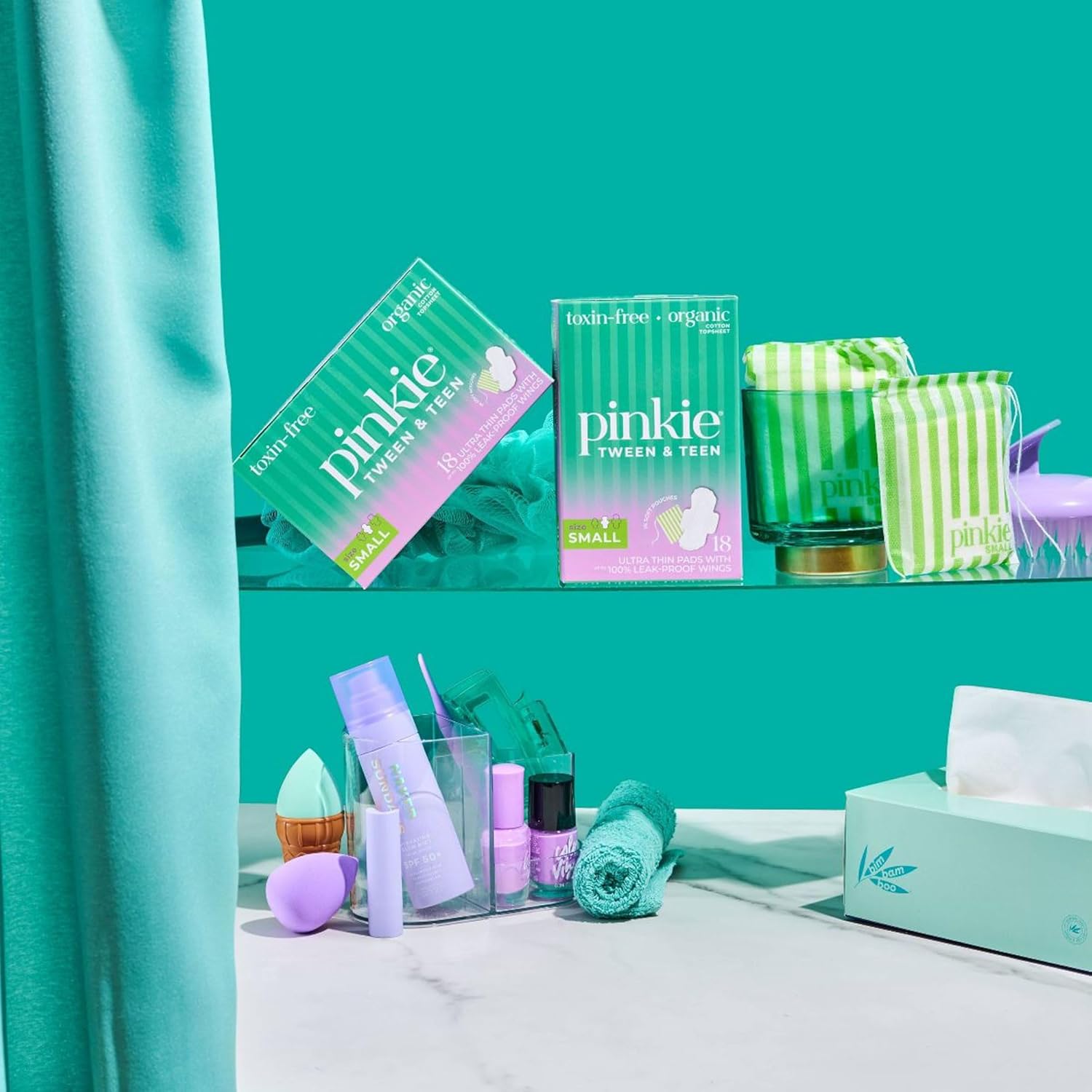 Pinkie Period Starter Pads - Designed for Smaller Underwear - Organic