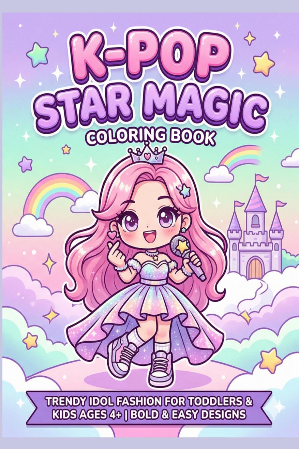 K-Pop Star Magic Coloring Book: Trendy Idol fashion for toddler and kids