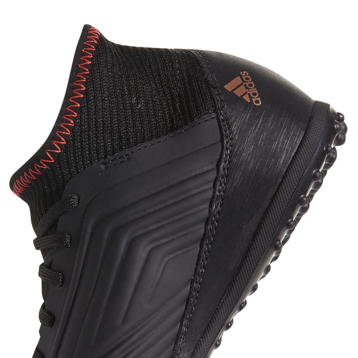 adidas Originals Dziecięce buty piłkarskie ACE Tango 18.3 TF J, - Core Black White Solar Red - 49 1/3 EU