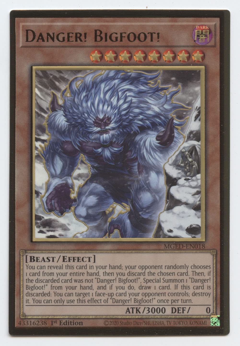 Amazon.com: Danger! Bigfoot! (Alternate Art) - MGED-EN018