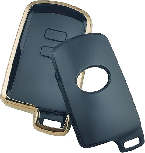 Miniatura 3 de 2 fundas inteligentes de TPU con 3 botones para llavero remoto inteligente para Toyota Prius C V Highlander C-HR 4Runner RAV4 Tacoma 2021-2013