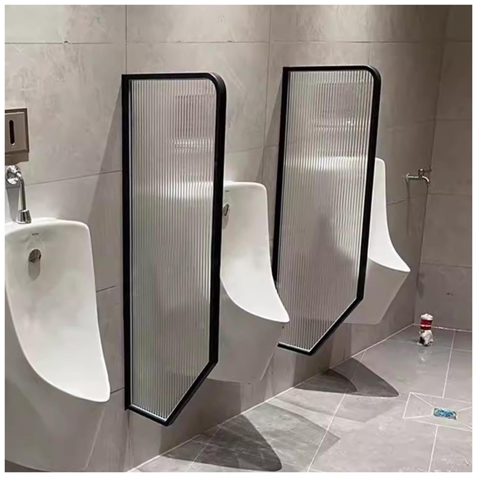 Separador de urinario masculino para baños de restaurantes y bares