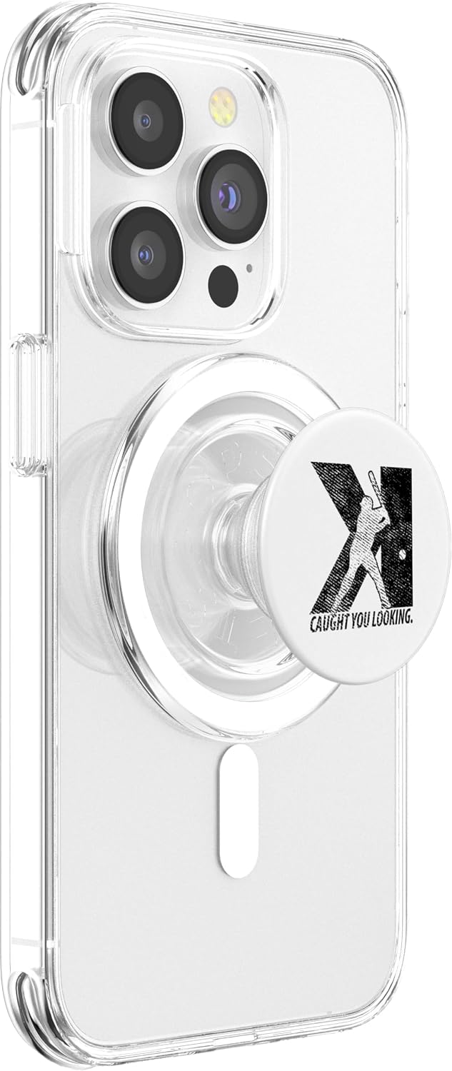 Pitching Backwards K Strikeout Baseball Softball Pitcher PopSockets PopGrip for MagSafe