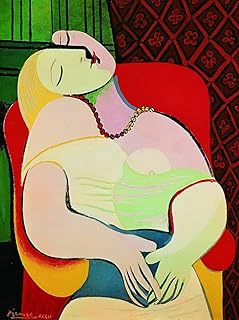 Berkin Arts Pablo Picasso Giclée Tela Stampa La Pittura Poster Riproduzione (Il Sogno)