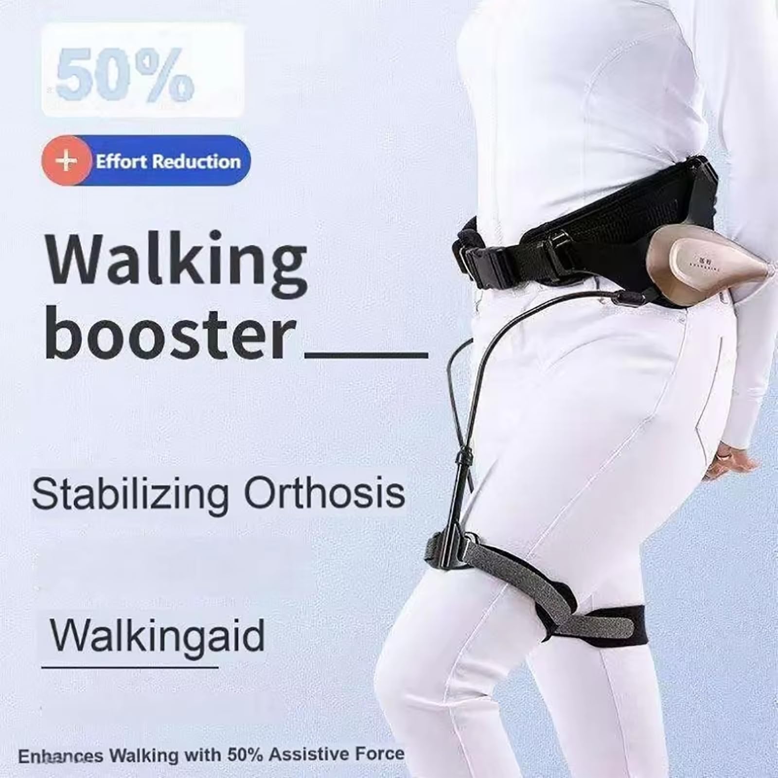 Piernas ErgonóMicas Ayuda Para Caminar Potente, Exoesqueleto Reduce El Esfuerzo Hasta Un 50%,Exoesqueleto Para Caminar,Aumenta La Caminata Del 50% Sin Carga, Ideal Caminatas De Larga Distancia