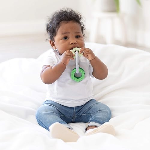 Miniatura 3 de Bumkins Juguetes de dentición para bebés, llaves de juguete para bebés, alivio de la dentición del bebé, bebés de 3 meses en adelante, pulsera de