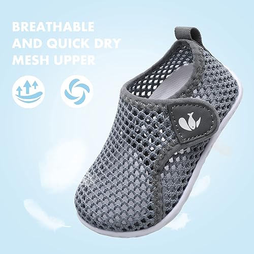 Miniatura 3 de JOINFREE Zapatos de agua para bebés y niños pequeños, sandalias para niños y niñas, zapatillas transpirables para caminar y correr