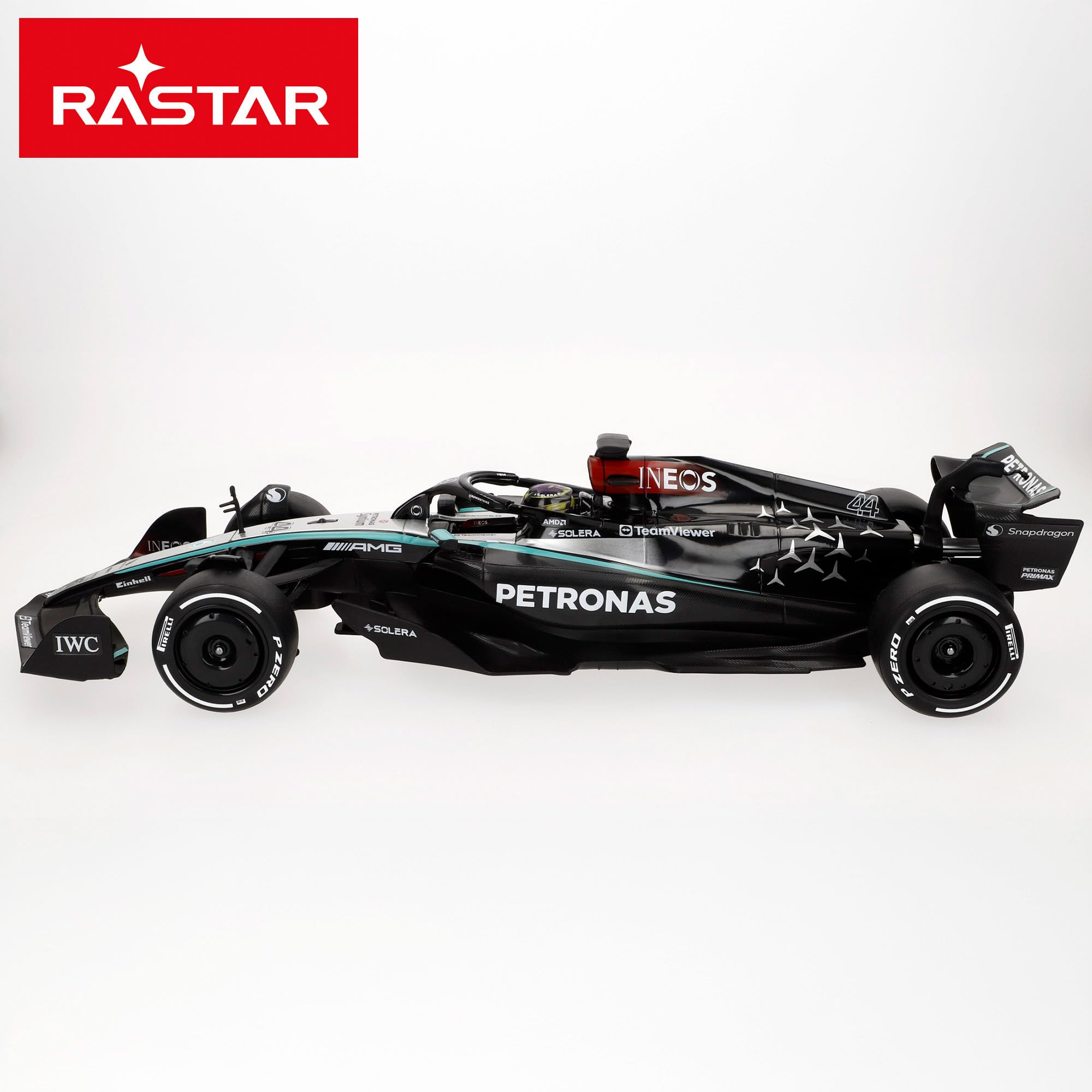 ColorBaby RASTAR RC Car Mercedes AMG W15 E Performance 2024, Skala 1:12, Oficjalna Replika, Formuła 1, Pilot Zdalne Sterowanie, Wierne Szczegóły, Kolekcja Zabawek, Dla Chłopców i Dziewcząt Od 6 lat