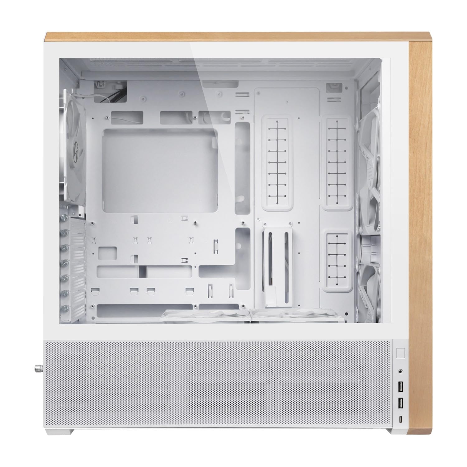 Lian Li Lancool 217 E-ATX Mid-Tower Gaming Kasa Beyaz G99.LAN217W