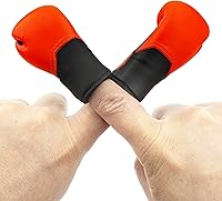 Vista 9 de AQKILO Guantes de boxeo mini marionetas de dedo, ¡elimina tu estrés! Weird Stuff Random White Elephant Gifts (dorado)