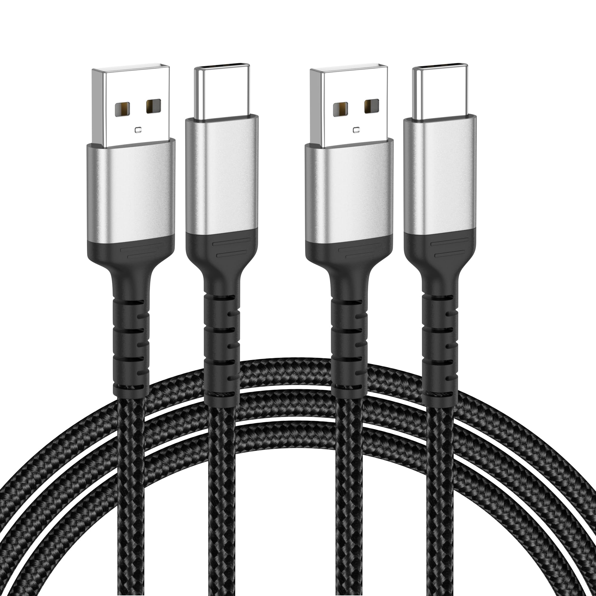 USB C Kabel 2m 2 Stück 60W Geflochten Schnellladekabel | 3A USB A auf USB C Datenkabel für iPhone 17/16 Pro Max, Samsung S25/S24, MacBook Pro/Air, Huawei P80, Pixel – Amazon Angebot