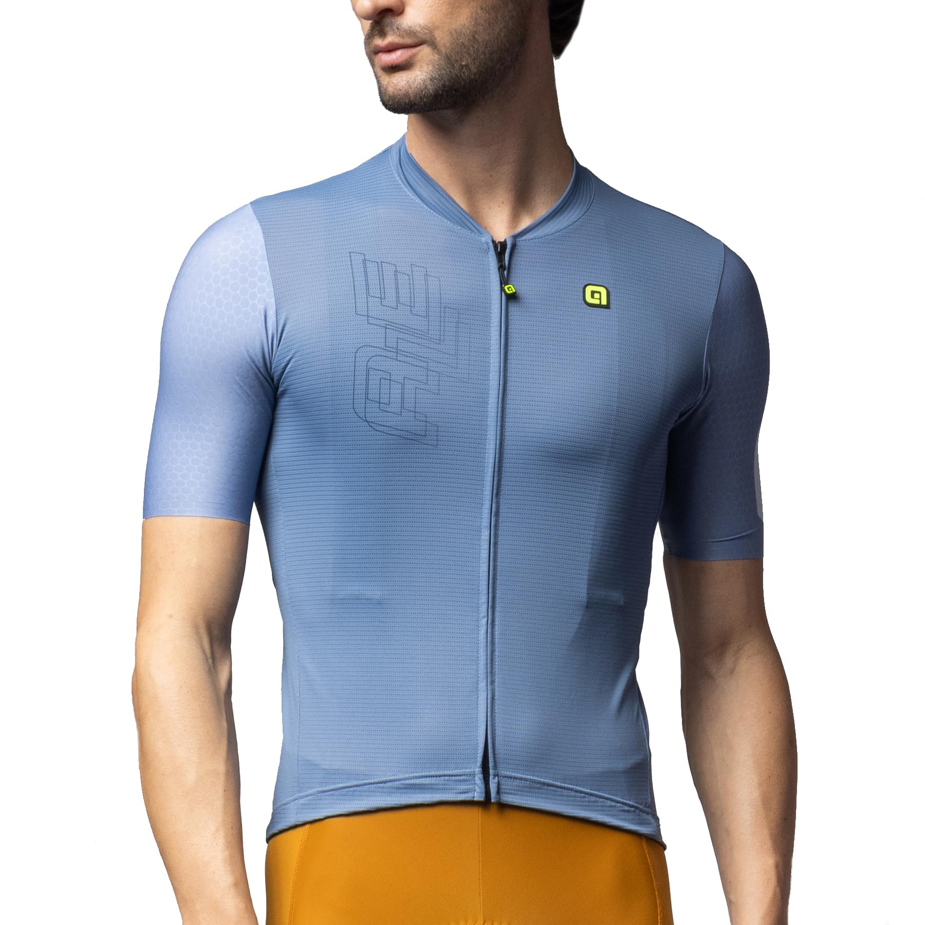 Ale Steel Blue Follow Me Pr-E Short Sleeve Cycling Jersey 110G