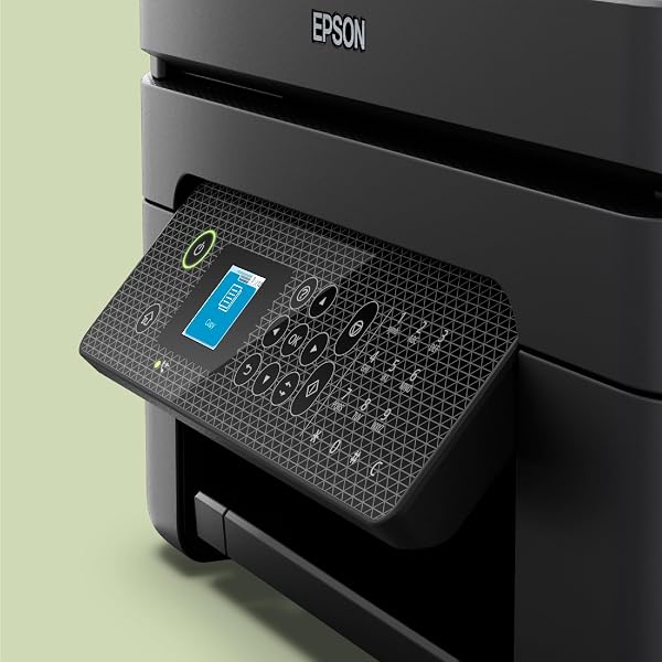 Epson Workforce WF-2930DWF Stampante Multifunzione A4 a getto d'inchiostro (Stampa Fronte Retro, Scansione, Copia, Fax) Display LCD 3.7cm, ADF, WiFi, Ethernet, Stampa da mobile e su Cloud, AirPrint - 3