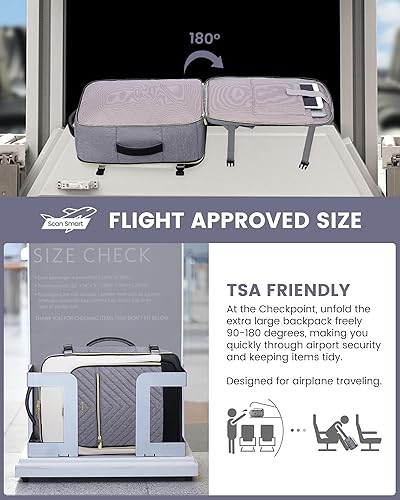 Miniatura 10 de LOVEVOOK Mochila para laptop para mujer, Verde, Moda