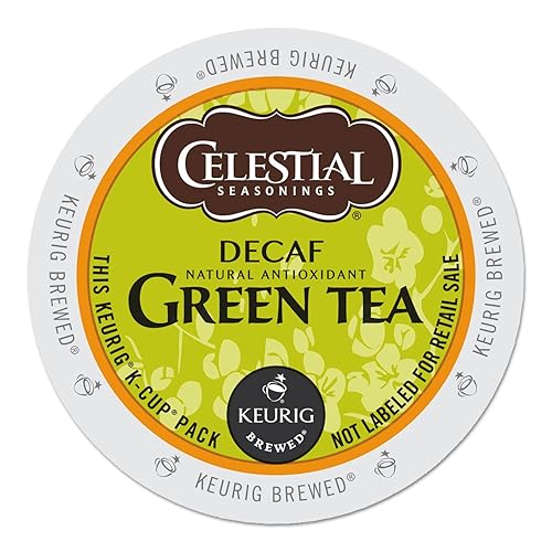 Miniatura 1 de Celestial Seasonings 14737 K-Cups de té verde descafeinado, 24caja