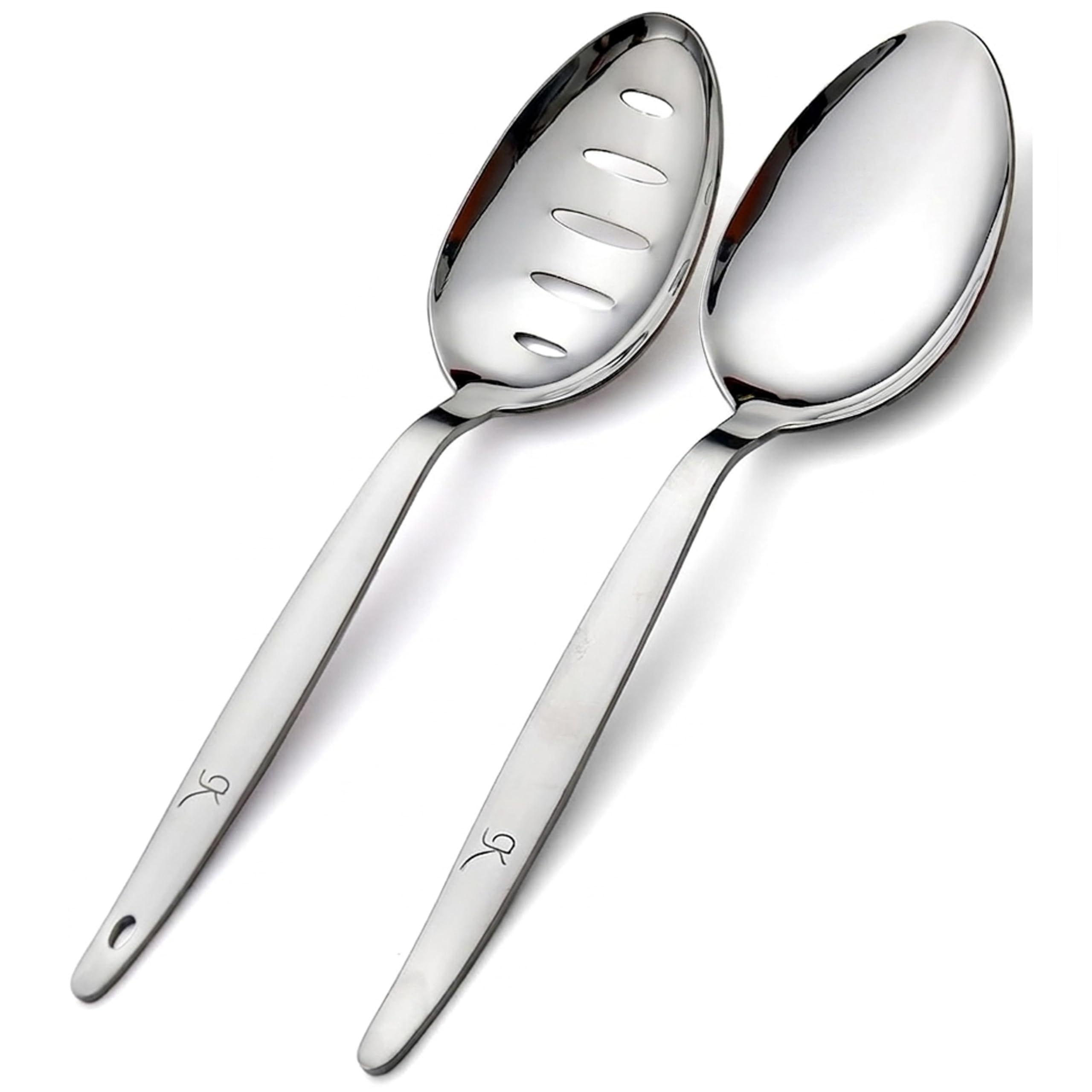工芸品 Silver heavy insideout spoon Amazon.com: BNAZIND 2-Pack Chef Kunz Spoon |18/10 Stainless Steel