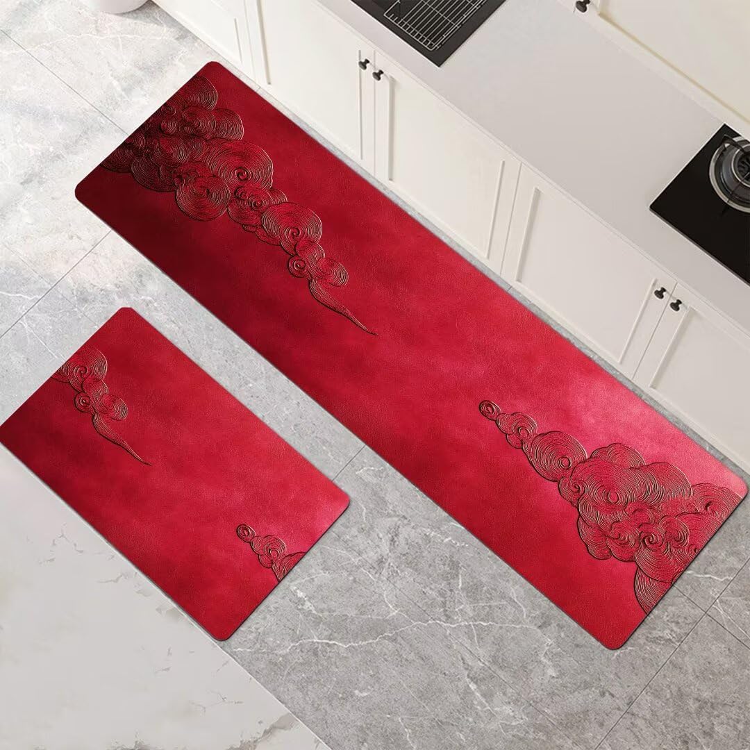 Tapis de cuisine devant evier absorbant lavable tapis pour couloir
