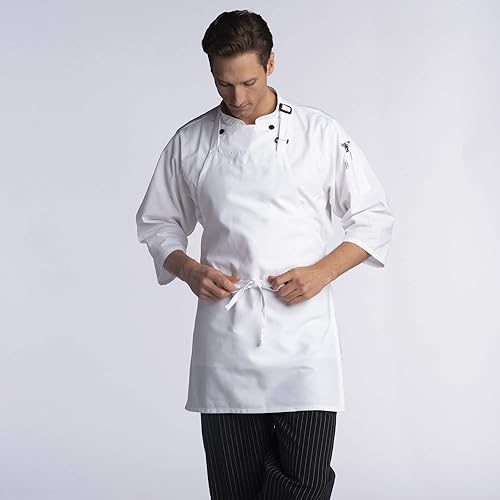 Miniatura 3 de Uncommon Threads Delantal unisex ajustable sin bolsillo para restaurante