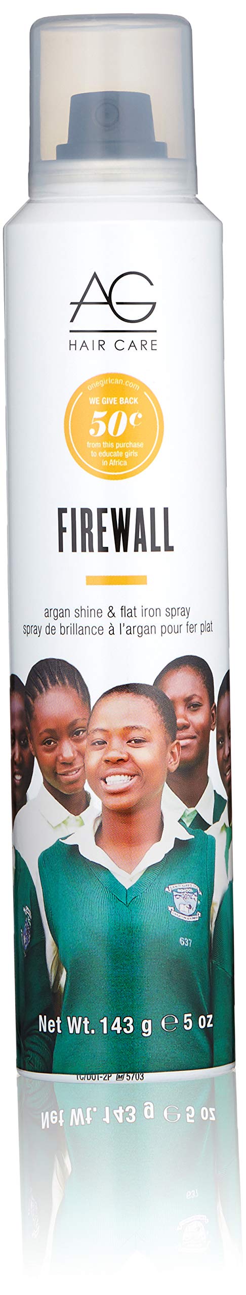 AG Hair Firewall Argan Shine & Flat Iron Spray, 5 oz