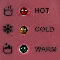 Vista 2 de Dispensador de agua de encimera de carga superior para dispensador de enfriador de agua caliente y fría de 5 galones, pequeña máquina eléctrica