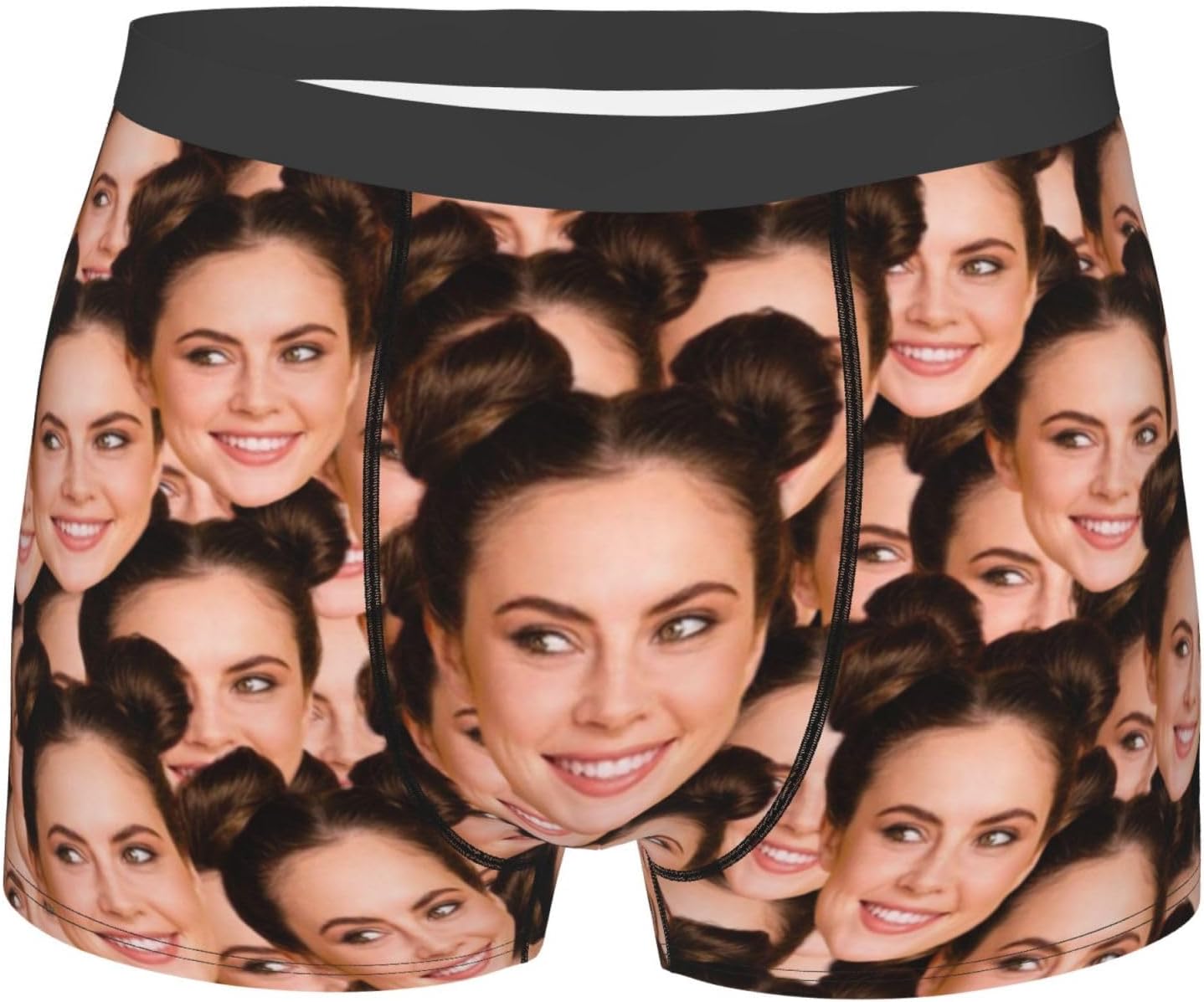 Custom Boxers for Men Personalized Underwear with Photo Face On Them Customized Funny Briefs Gift for Him Boyfriend Husband