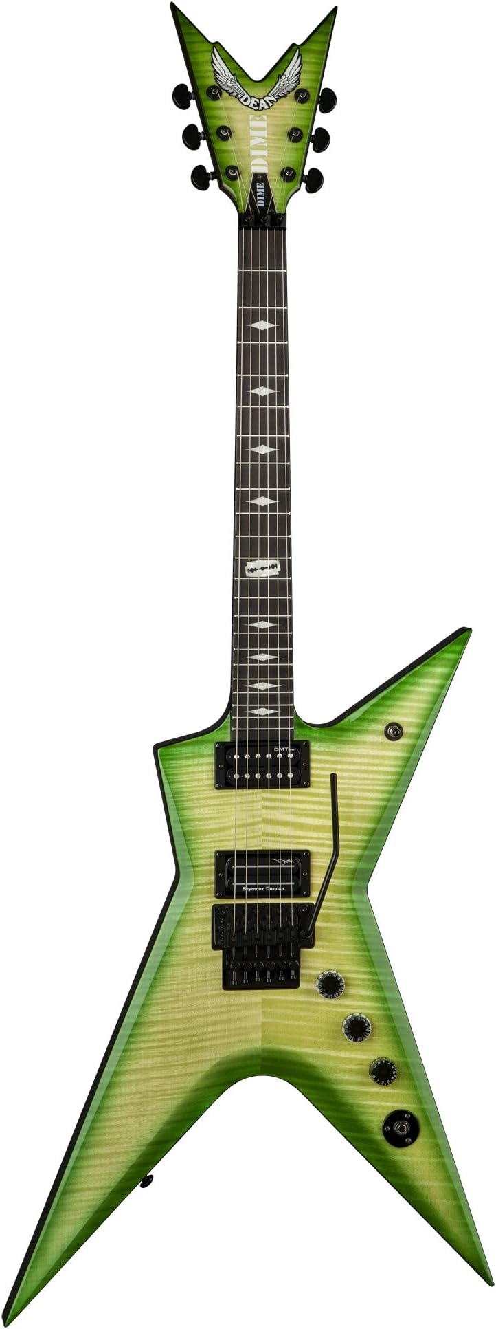 Dean Stealth Floyd FM Electric Guitar with Case, Dimeslime