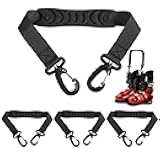 Kasyat Ski Boot Carriers Straps Snowboard Boot Carrier Strap Roller Skate Shoulder Sling Leash Athletic Winter Gear Leash