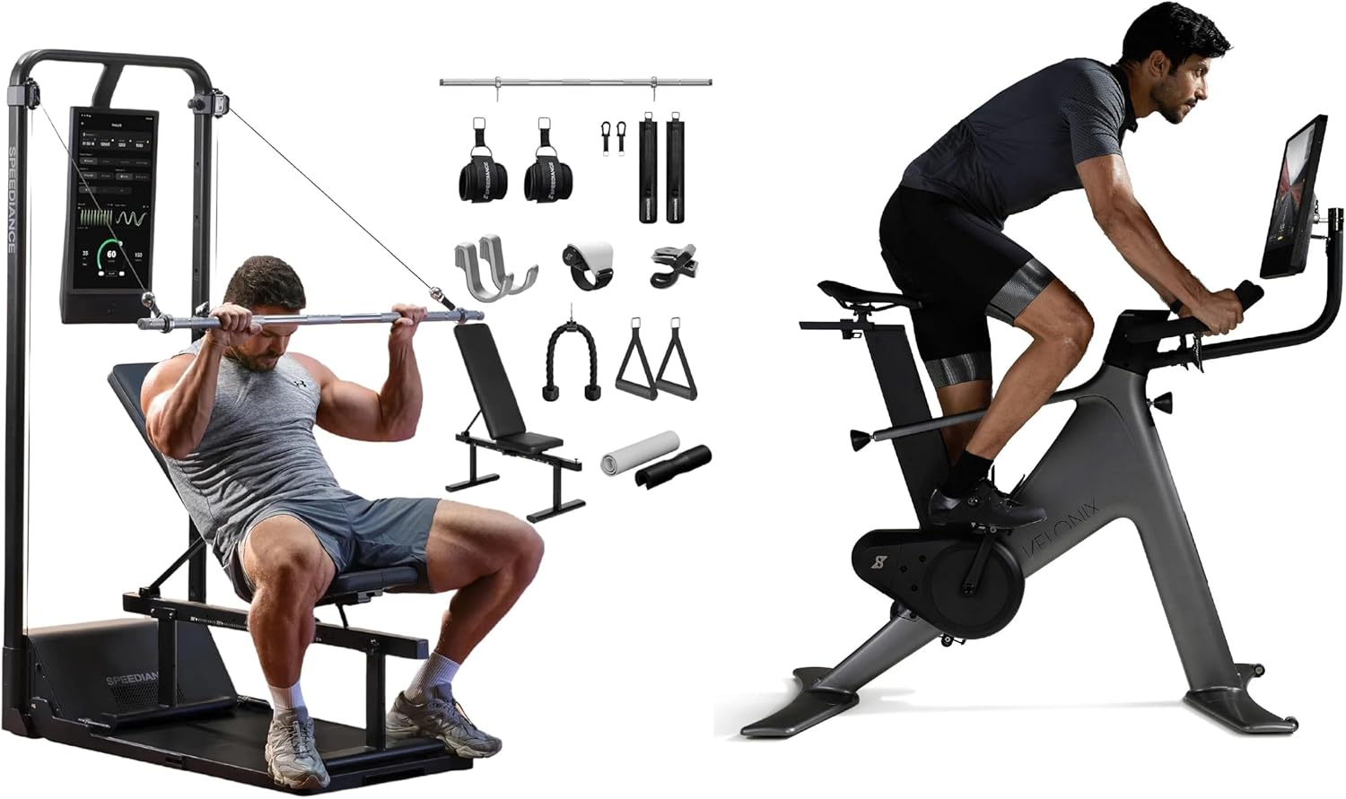 Speediance VeloNix Exercise Bike & Gym Monster 2 Works Plus Set Bundle