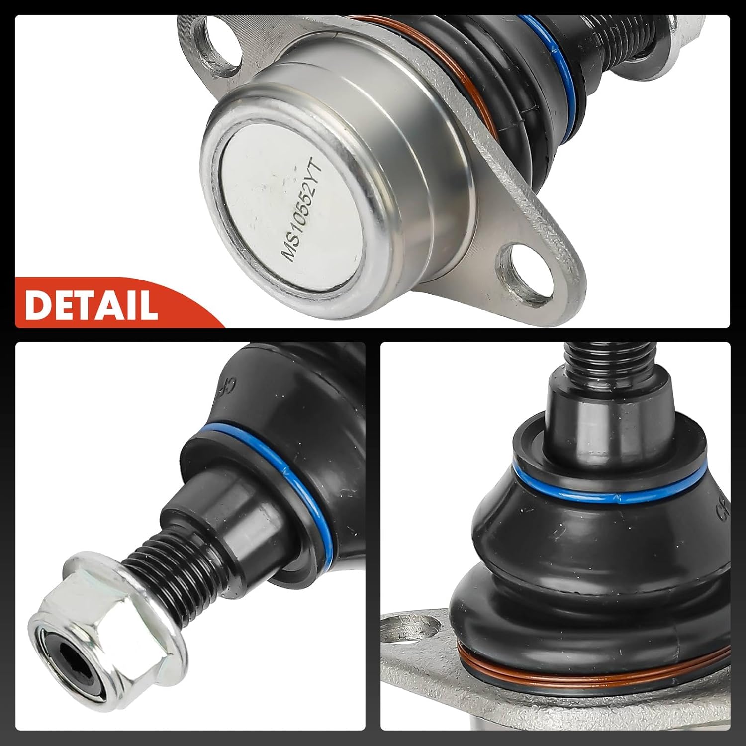 A-Premium 2 x Front Upper Ball Joint, Compatible with Land Rover Range Rover 2003-2012