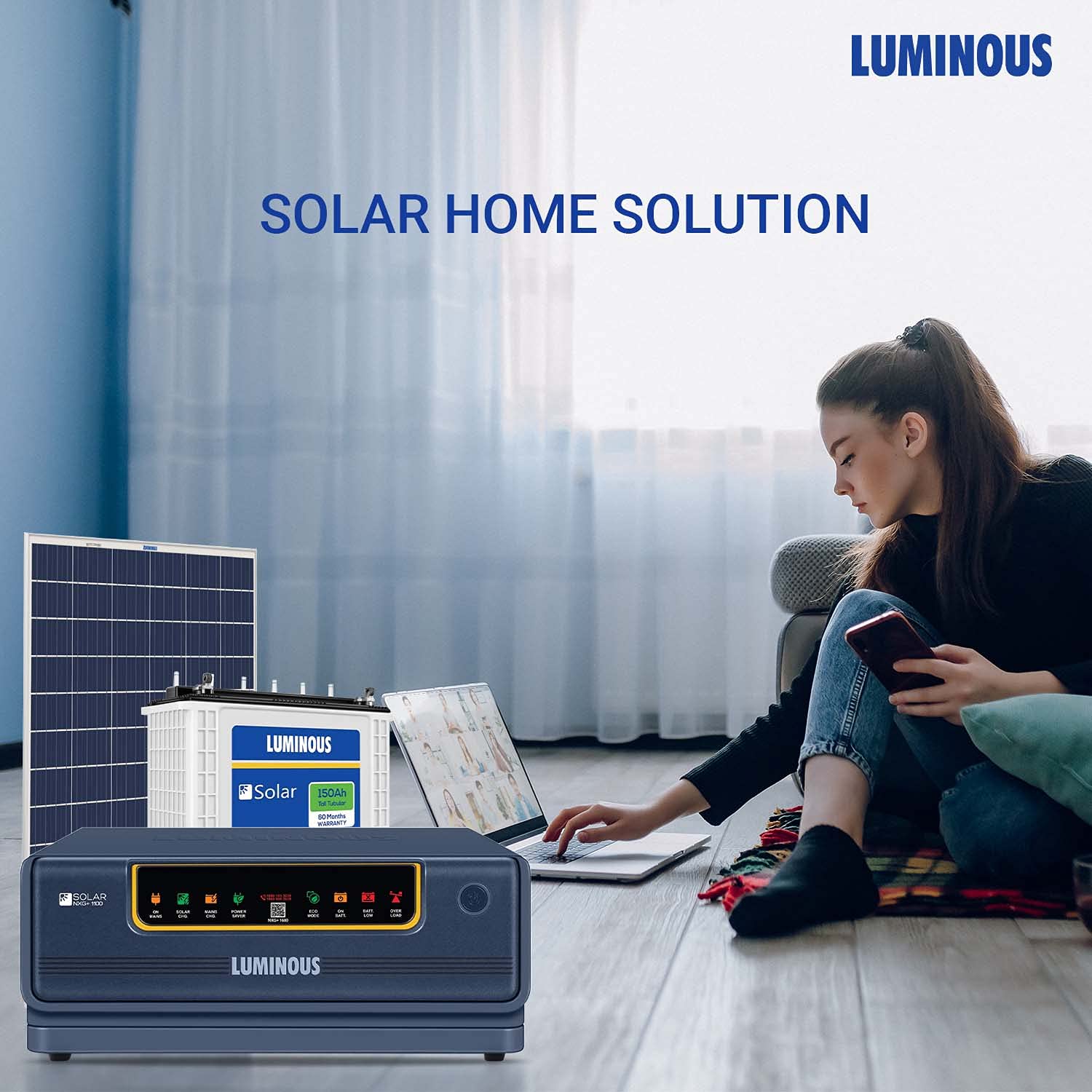 Luminous Solar Backup Power System - UPS & Batteries -5 Luminous Solar Backup Power System - UPS & Batteries -5
