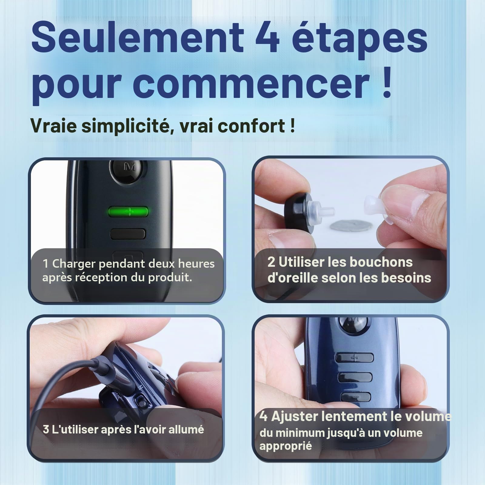 Britzgo - 4 modes réglables, facile à utiliser, qualité sonore claire, type cassette, volume élevé, 120 heures d'utilisation