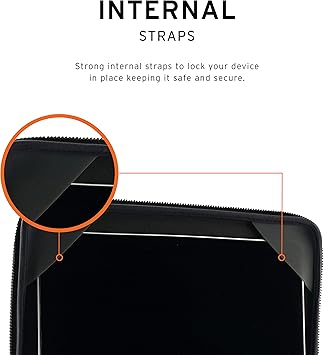 Urban Armor Gear UAG Medium Sleeve For 11-13 Devices [Black] Rugged Tactile Grip Weatherproof Protective Slim Secure Laptop/Tablet Sleeve, 981890114040