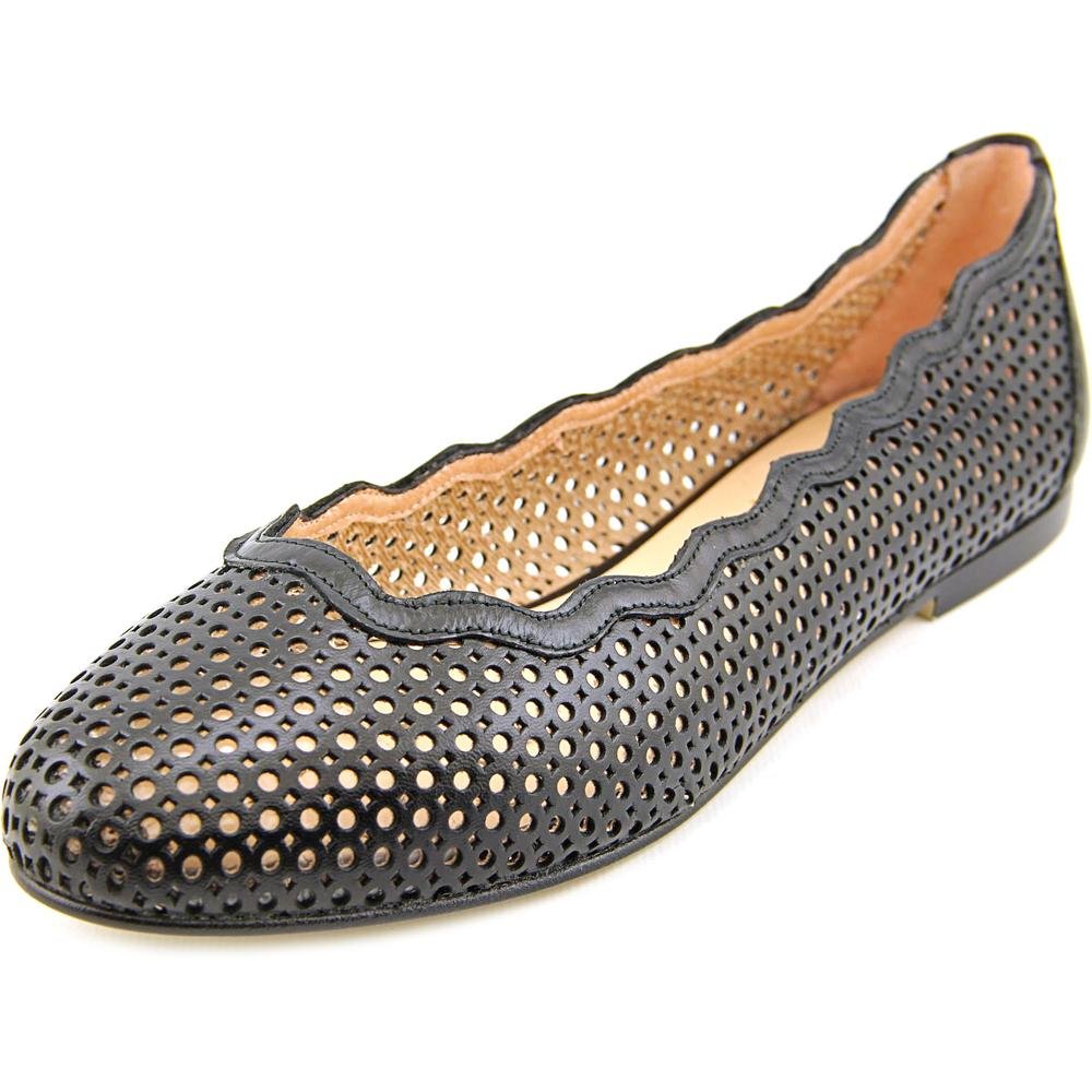 French Sole Women's Nymph Ballet Flat, Black, 8.5