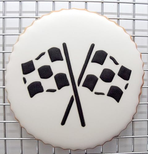 Miniatura 7 de Juego de plantillas de galletas de coche de carreras de Designer Stencils