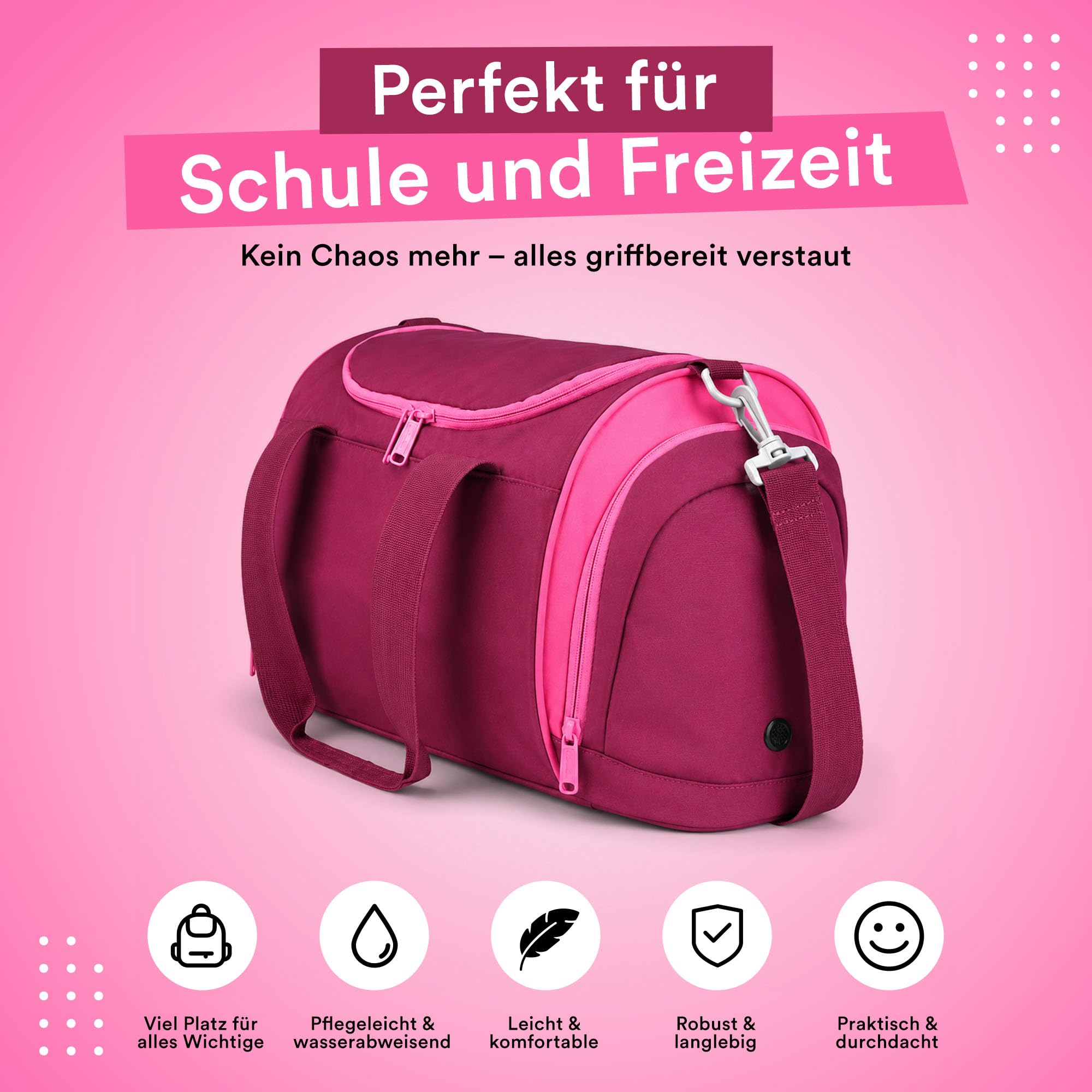 McNeill borsa sportiva Fit S Sportbag Berry mirtillo
