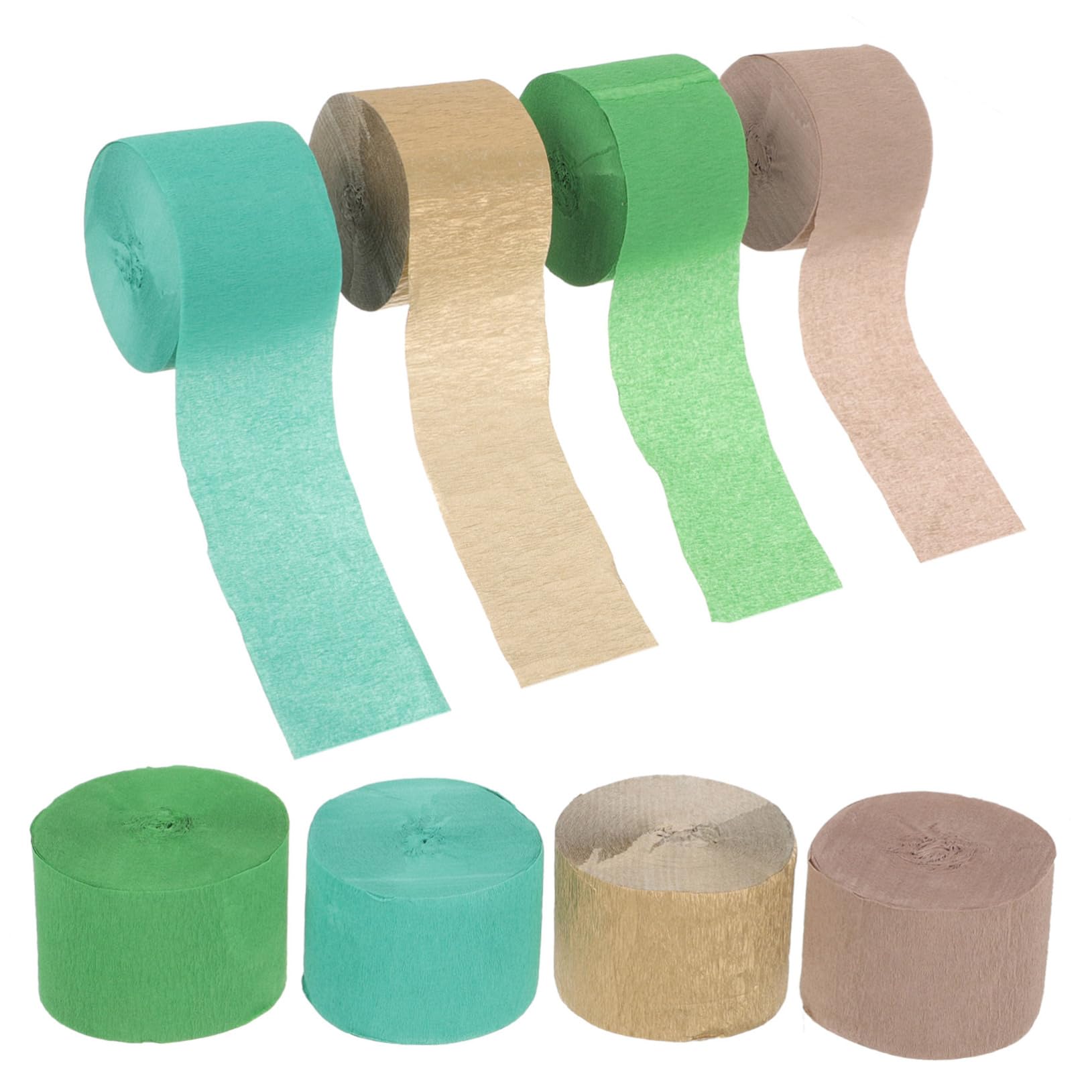 SEWACC 32rouleaux Papier Crêpe Pour Décorations De Fête Anniversaire Accessoires Pour Mariage Et Événements Thématiques