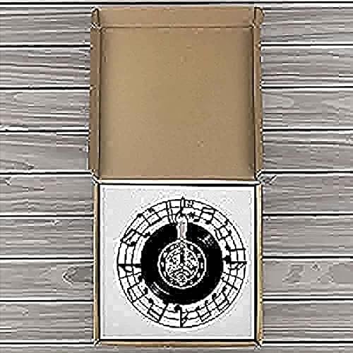 Miniatura 4 de Reloj de pared silencioso, discos de vinilo, reloj de pared, símbolos de música y símbolos de rock, reloj de pared para amantes de la música, reloj