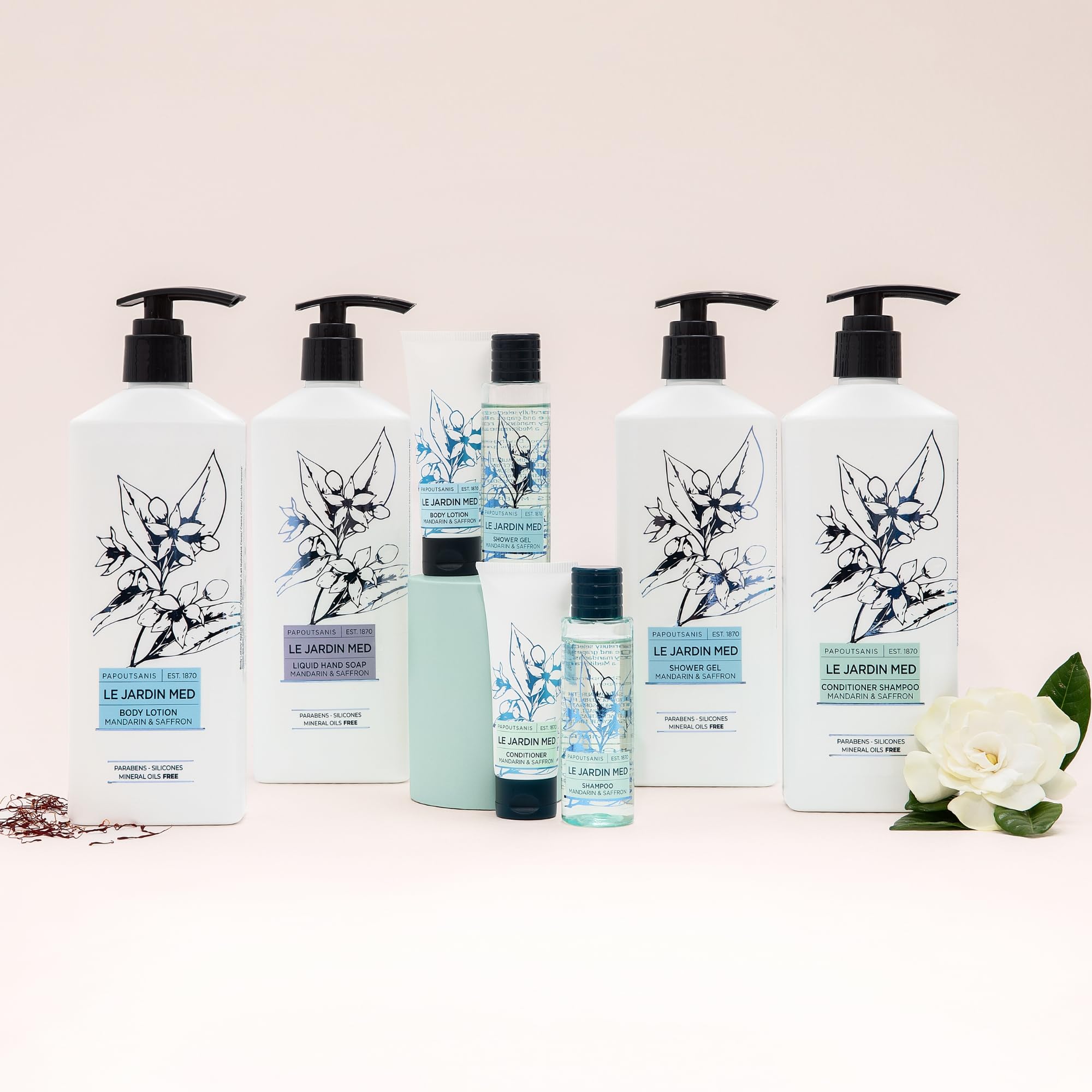 Flexi Amenities Kit Cortesia B&B e Hotel Le Jardin Med Premium - Kit completo Shampoo Bagnoschiuma Saponetta