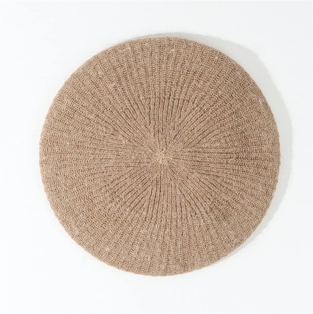 n/a ウサギ ベルベット ベレー帽 フルシェイプ ニット フラット