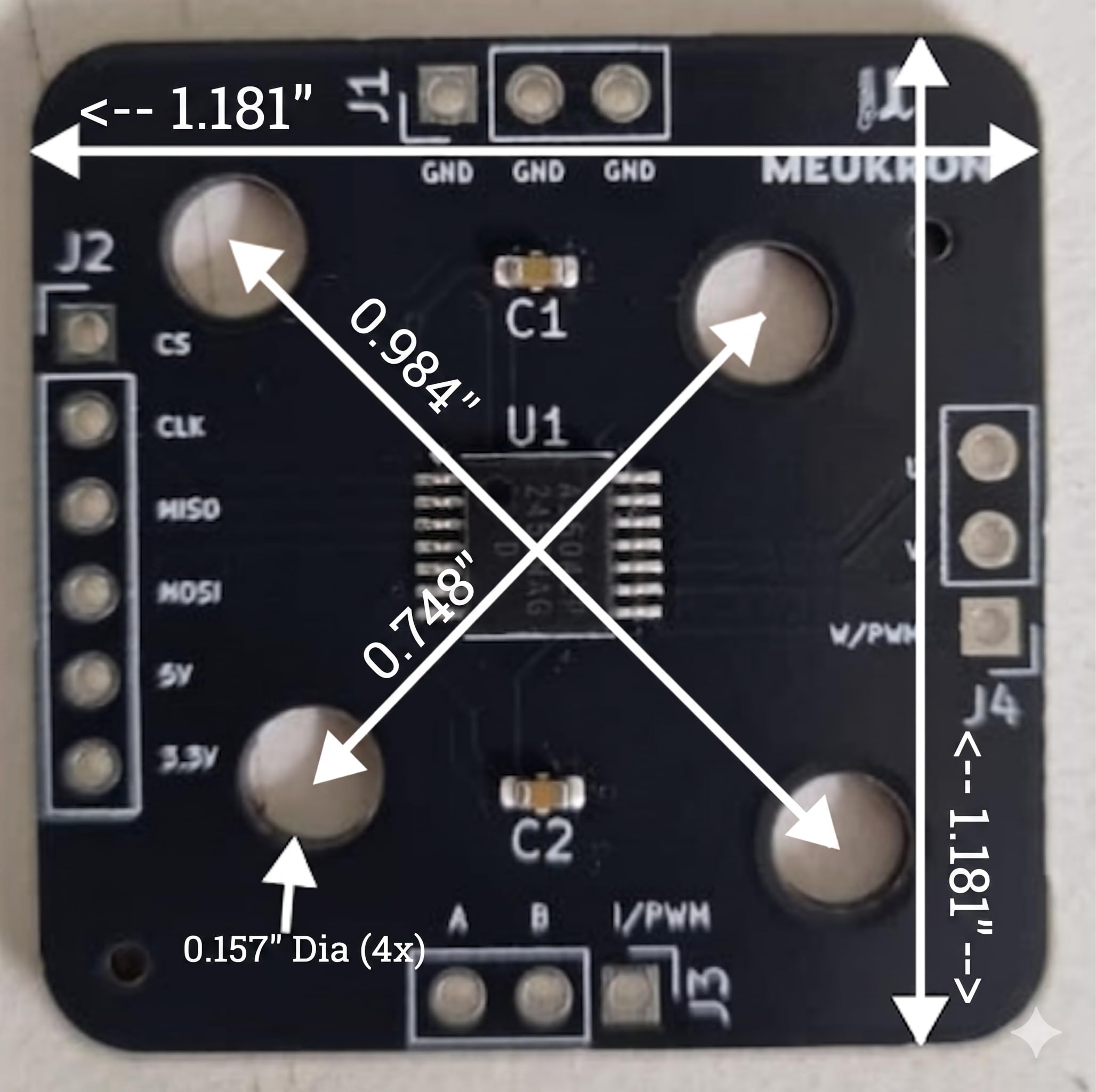 Magnetic Encoder, AS5047P Encoder, PWM/Serial Peripheral Interface Port, High Accuracy Module, Brushless Motor Sensor, For BLDC Motors, For Drone Applications, With Diametrical Magnet-image-29