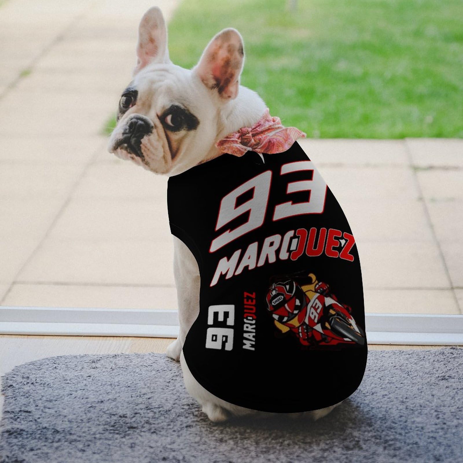 Amazon | 犬服 マルク・マルケス MotoGp モトGP 93 秋冬服 ペット服 XL