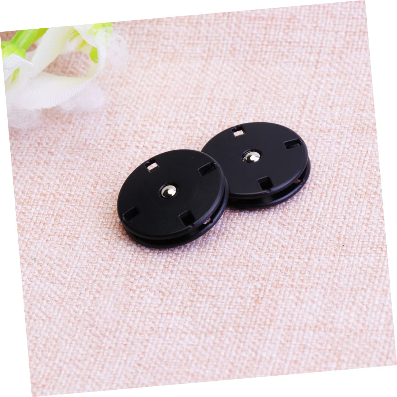 SHINEOFI 30 Piezas botones de presión de metal broches magnéticos broches para coser botones a presión botones decorativos botones de ropa botón de metal de traje invisible suite remache