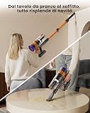 Lefant V1 Aspirapolvere Senza Fili 40000Pa, Scopa Elettrica con LED Touch - 6