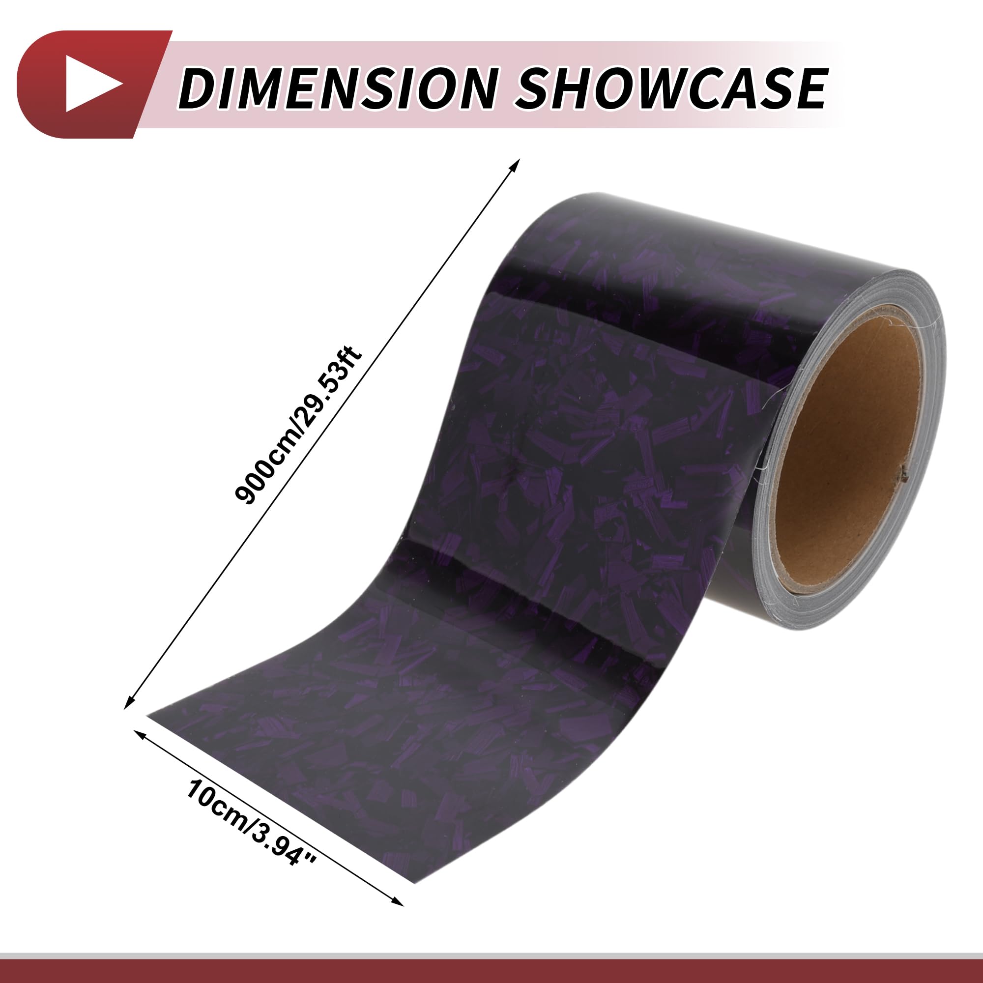 A ABSOPRO Nastro Pinstripe 10x900cm Texture Forgiati Decalcomanie Pinstripe Per Auto Moto E Barche Nastro Per Gare Adesivi Fai Da Te Viola 1 Pc