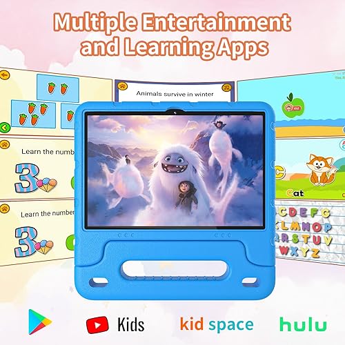 Miniatura 6 de EDDBNi Tableta para Niños Android 14 Tableta de 10 Pulgadas Tabletas para Niños con Estuche Núcleo Cuádruple 64GB Cámara Dual Controles Parentales