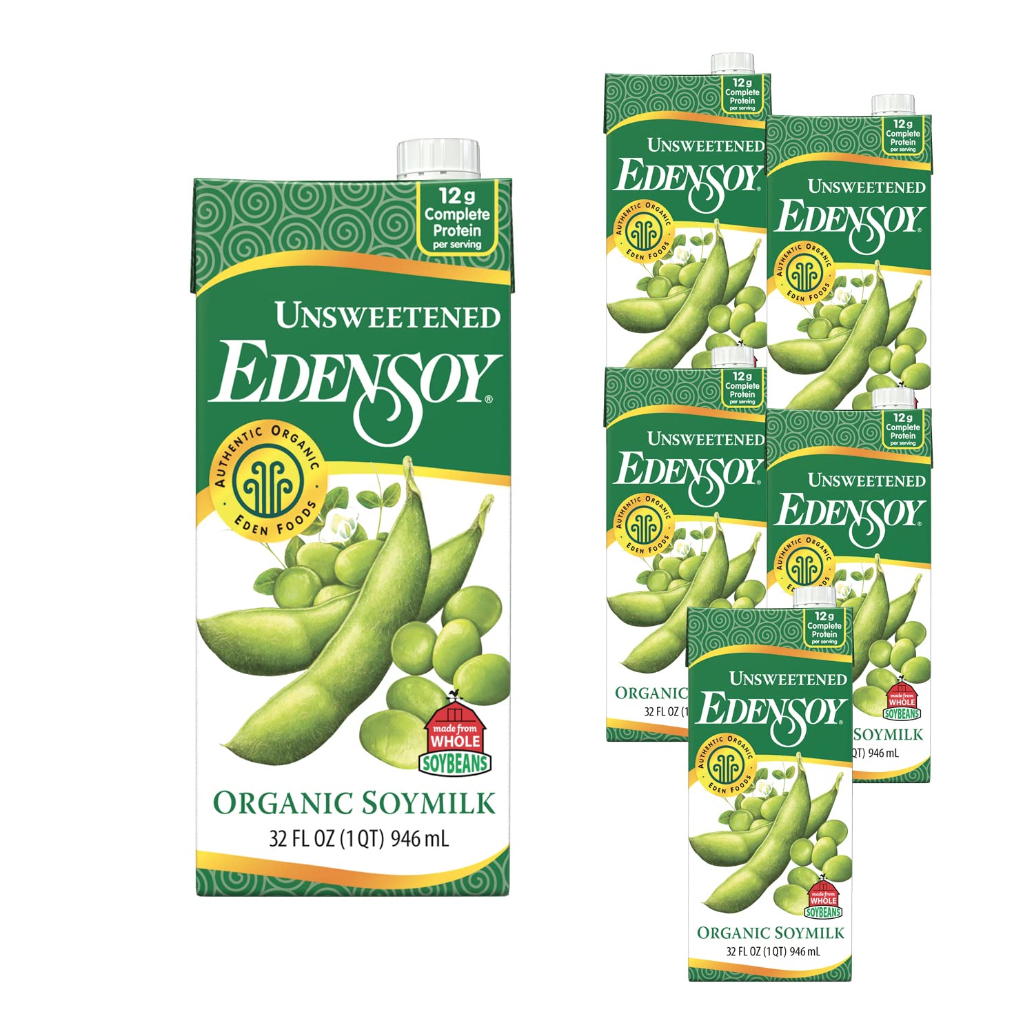 Edensoy Unsweetened Eden Organic Soymilk, NonGMO, USA