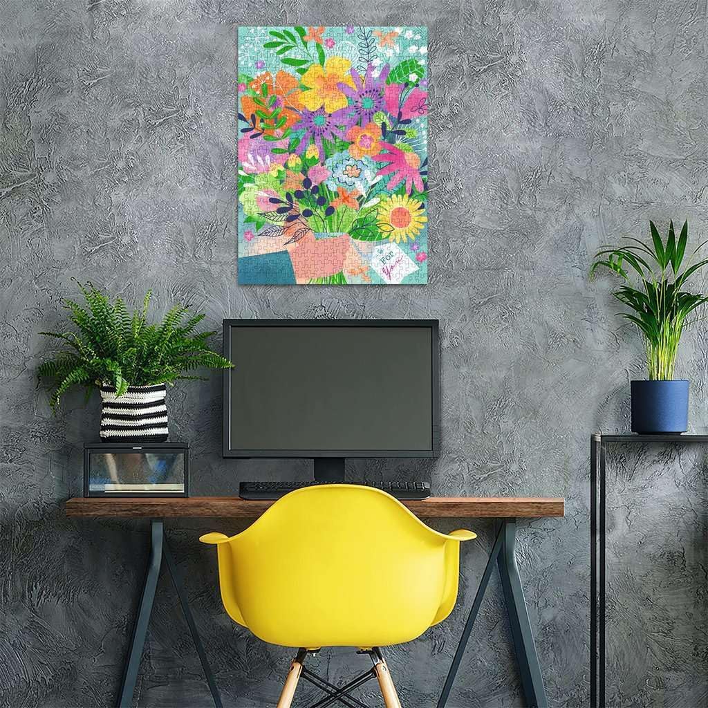 Ravensburger - Flowers for You 500 Piece Jigsaw Puzzle - Bright Spring Floral Bouquet, Relaxing Challenge or Thoughtful Gift for Adults and Families 12+