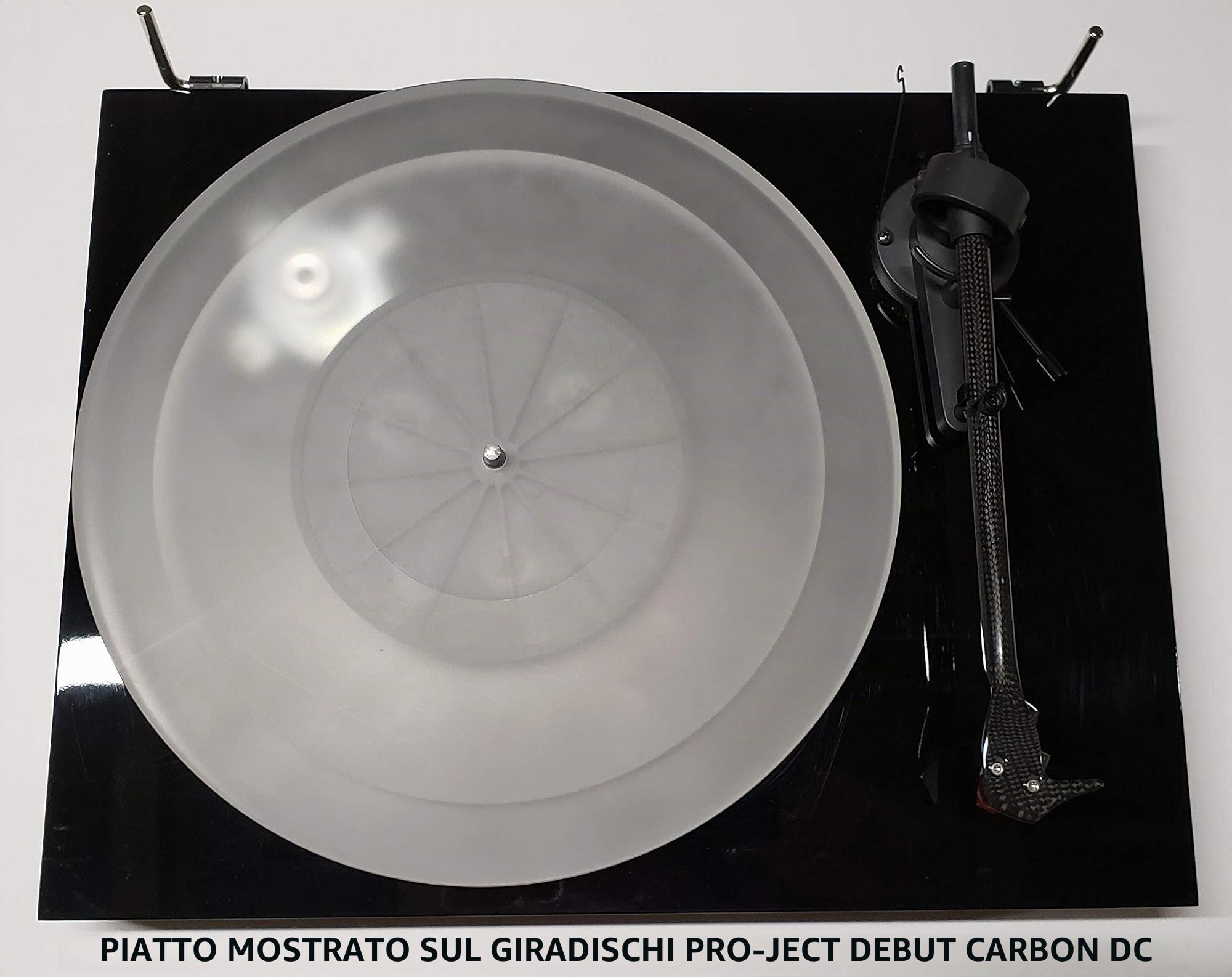 Piatto in acrilico per giradischi Pro-Ject Debut Pro-Ject 1Xpression, e Music Hall