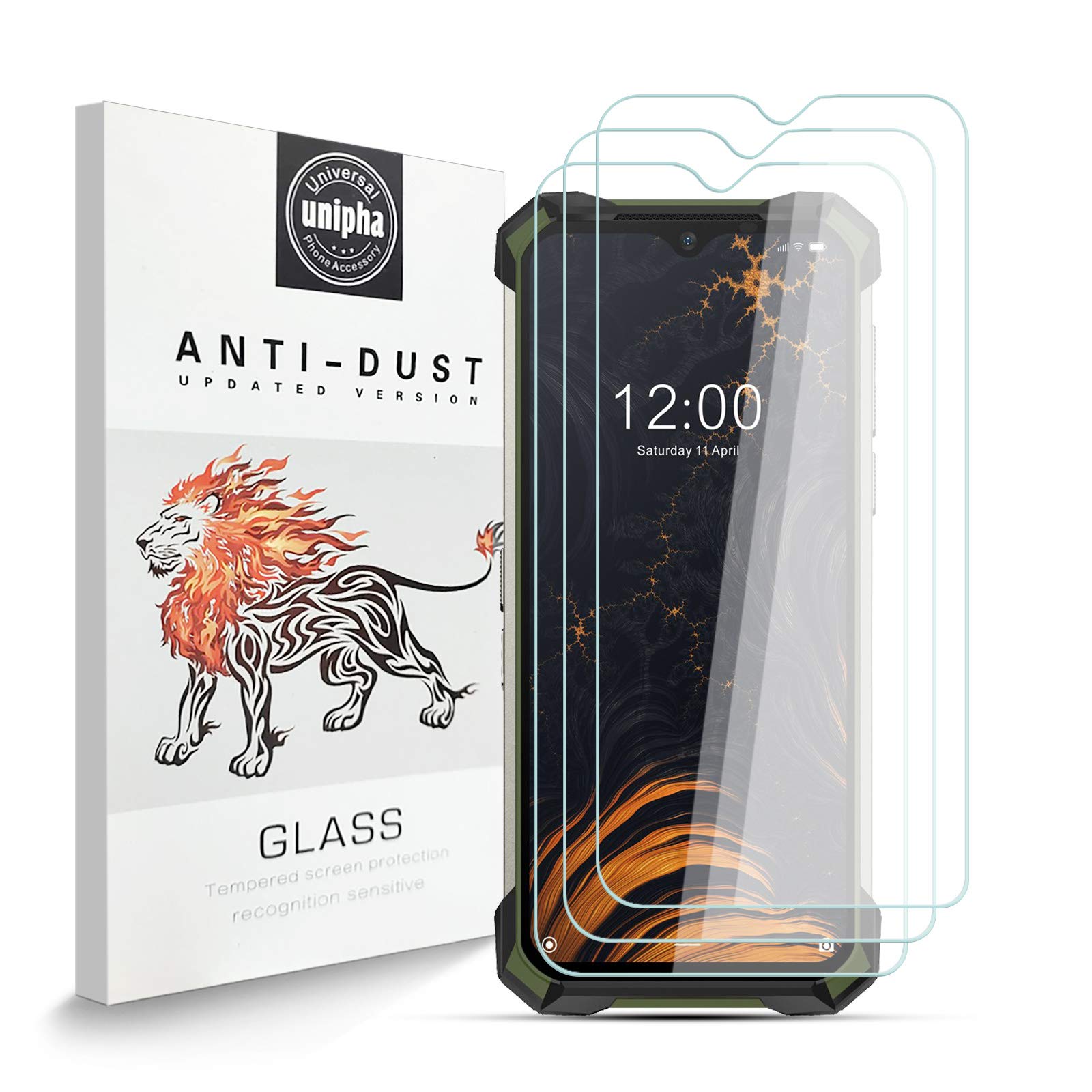 Xunzii Pellicola Protettiva per DOOGEE Fire 3 Pro/Fire 3/Fire 3 Ultra, Vetro Temperato Film HD Durezza 9H Ultra Resistente Protezione Schermo [2 Pezzi], Anti-Graffio Senza Bolle Screen Protector