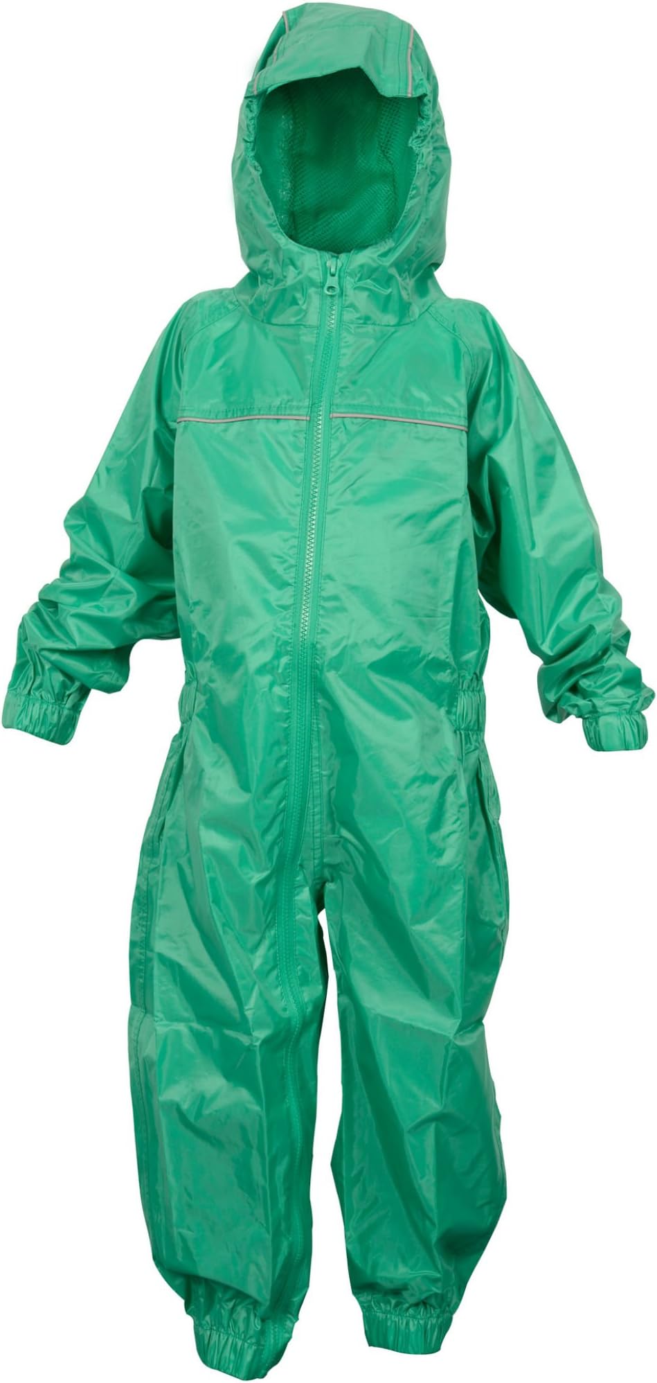 DRY KIDSChildrens Waterproof Rainsuit, All in One Dry Suit for Outdoor Play. Ideal Outerwear for Boys and Girls